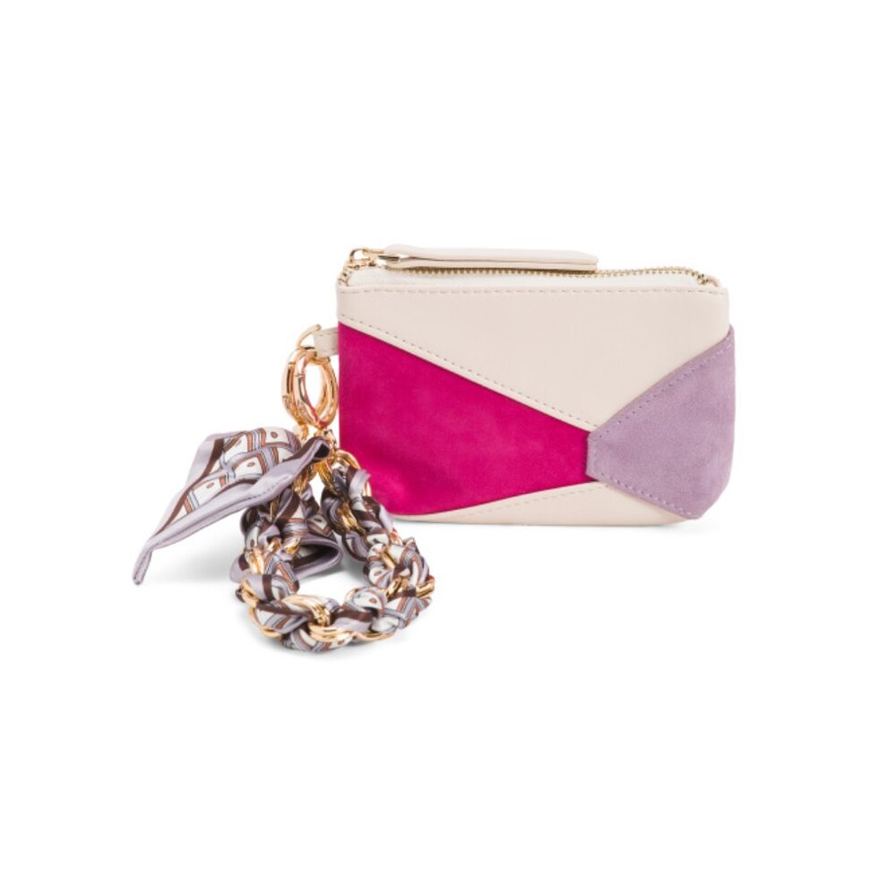Most Wanted Purple Triangular Patterned Wristlet … - image 1